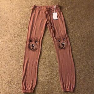 Lauren Moshi teddy bear sweat pants